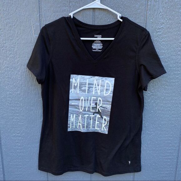 Mind Over Matter T-Shirt Danskin Now Tee - Picture 1 of 5